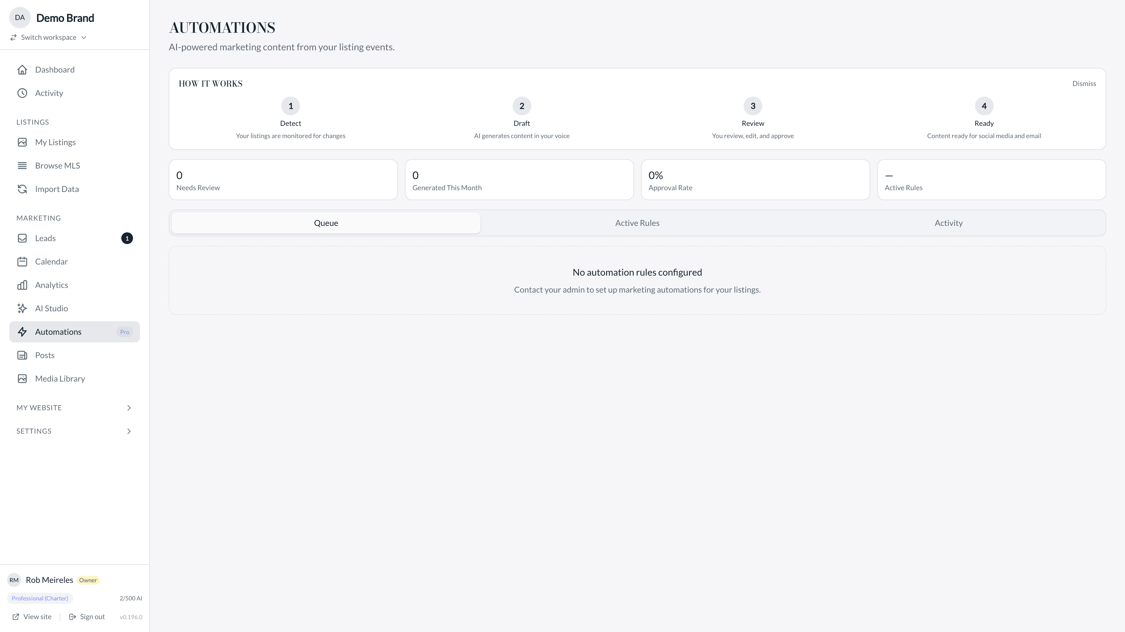 Automations screenshot